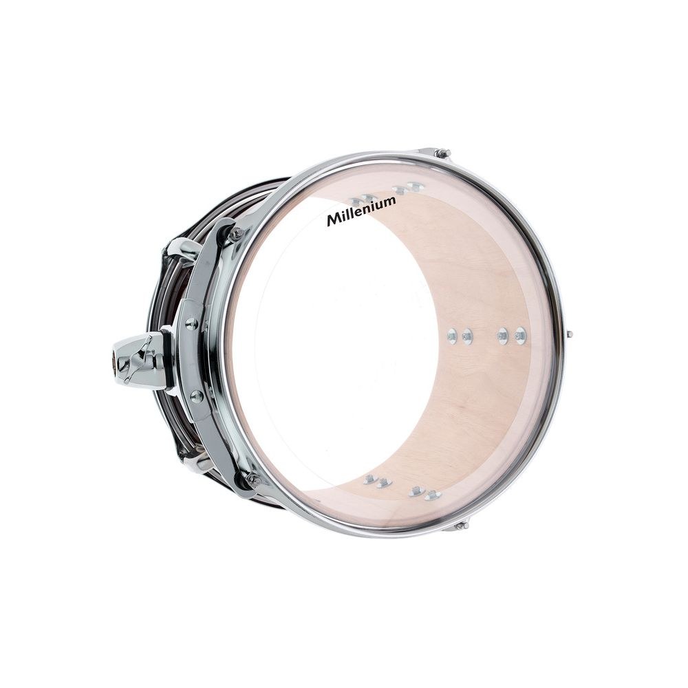 טם-טם 12×8 אינץ׳ Millenium מסדרת Focus – אדום, חומרה כרום, להרחבה או להחלפה (יבוא בלעדי) 4 הטם 12 אינץ׳ האדום של Focus – טם-טם, תמונה 4