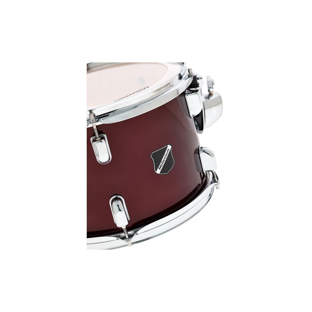 טם-טם 12×8 אינץ׳ Millenium מסדרת Focus – אדום, חומרה כרום, להרחבה או להחלפה (יבוא בלעדי) 5 הטם 12 אינץ׳ האדום של Focus – טם-טם, תמונה 5