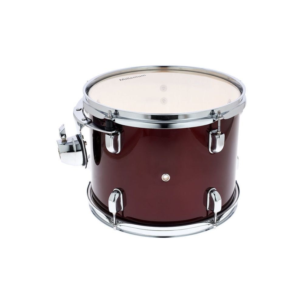 טם-טם 12×9 אינץ׳ Millenium מסדרת Focus – אדום, חומרה כרום, להרחבה או להחלפה (יבוא בלעדי) 3 הטם 12×9 האדום של Focus – טם-טם, תמונה 3