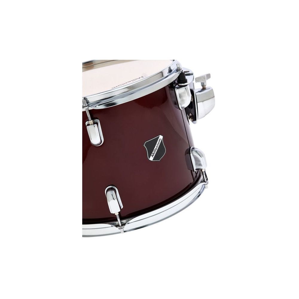 טם-טם 12×9 אינץ׳ Millenium מסדרת Focus – אדום, חומרה כרום, להרחבה או להחלפה (יבוא בלעדי) 5 הטם 12×9 האדום של Focus – טם-טם, תמונה 5