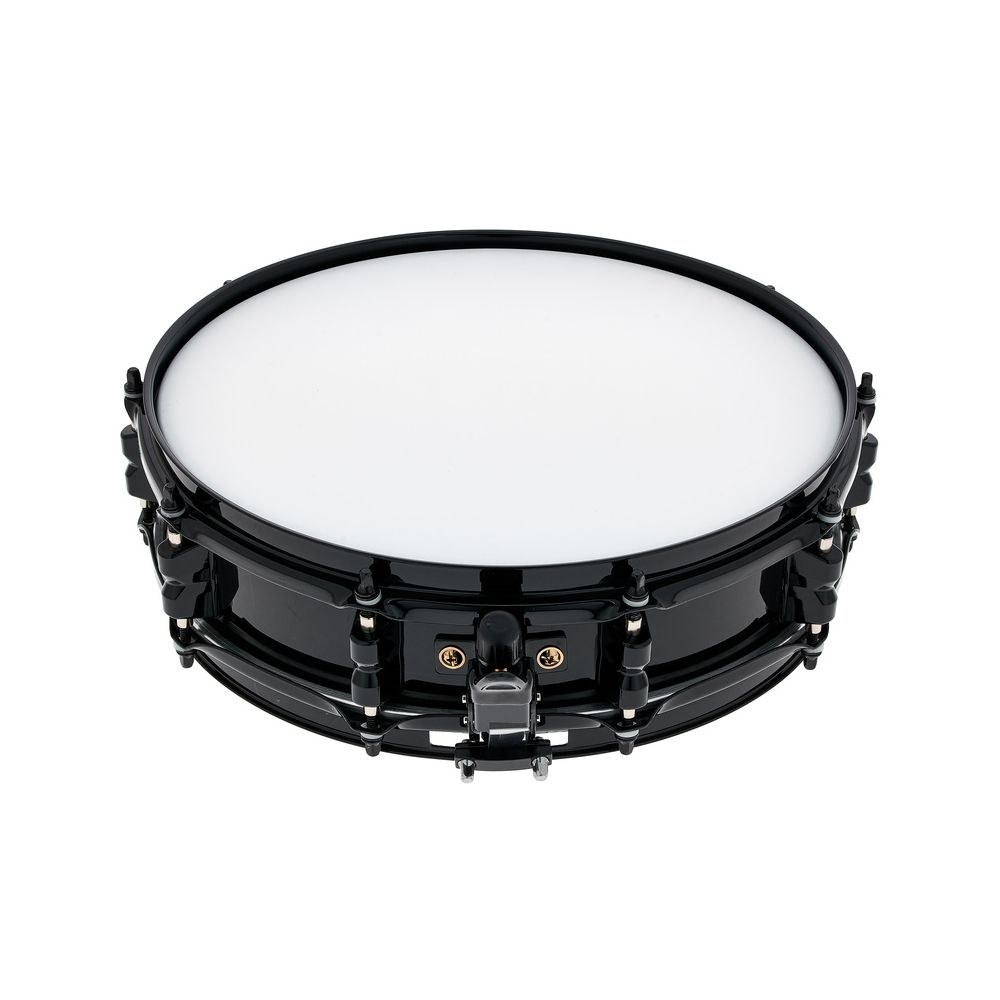 תוף סנר פלדה שחור Millenium 13×3.5 אינץ׳ – סנר צד חד, חישוקי פלדה 1.6 מ״מ, 10 ברגים (יבוא בלעדי) 2 סנר הצד השחור – תוף סנר, תמונה 2