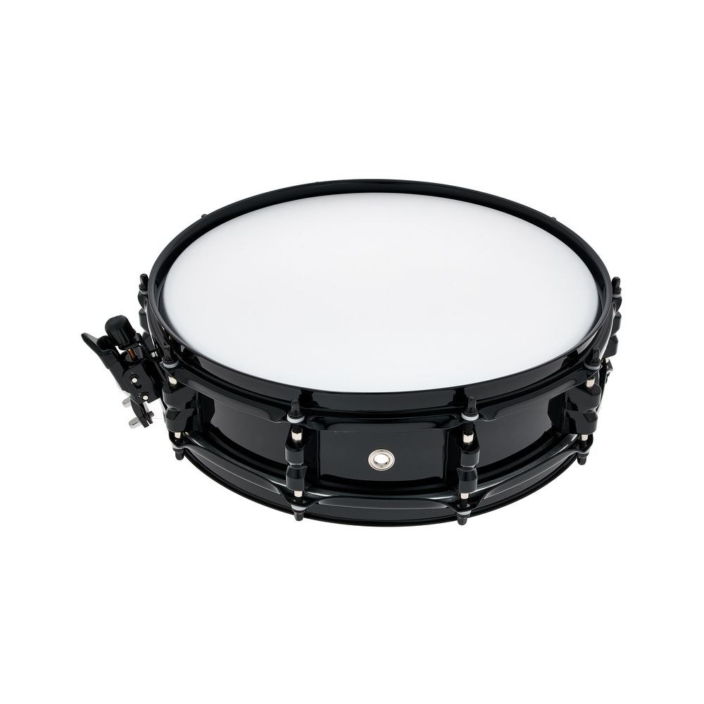 תוף סנר פלדה שחור Millenium 13×3.5 אינץ׳ – סנר צד חד, חישוקי פלדה 1.6 מ״מ, 10 ברגים (יבוא בלעדי) 4 סנר הצד השחור – תוף סנר, תמונה 4