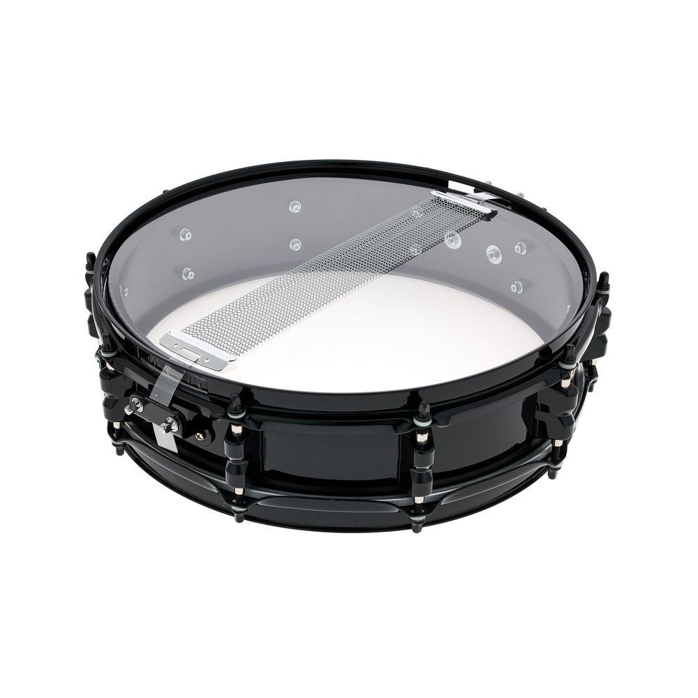 תוף סנר פלדה שחור Millenium 13×3.5 אינץ׳ – סנר צד חד, חישוקי פלדה 1.6 מ״מ, 10 ברגים (יבוא בלעדי) 5 סנר הצד השחור – תוף סנר, תמונה 5