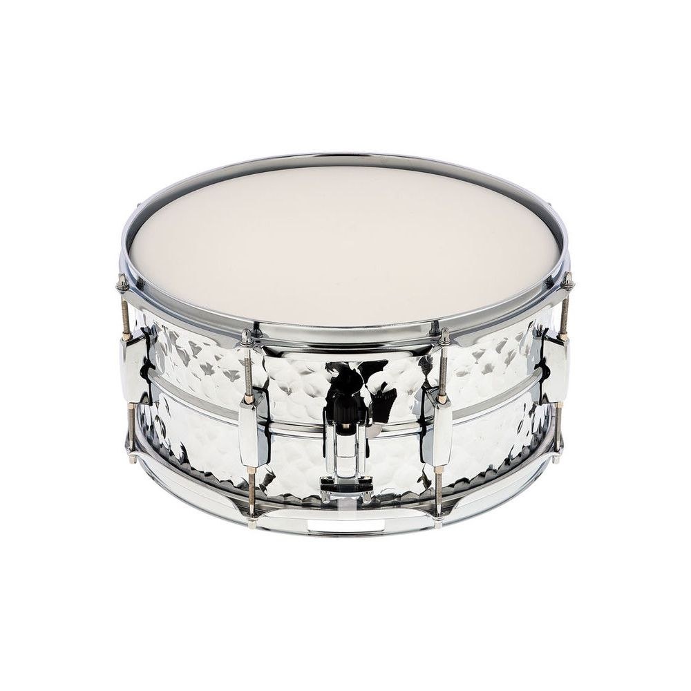 תוף סנר פלדה מרוקעת Millenium 14×6.5 אינץ׳ – צליל חם, חישוקי פלדה 1.6 מ״מ, 8 ברגי מתיחה (יבוא בלעדי) 4 הסנר מפלדה מרוקעת – תוף סנר מפלדה, תמונה 4