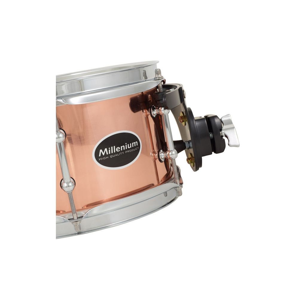 תוף סנר צד (Side Snare) מנחושת Millenium 10×5.5 אינץ׳ – גוף נחושת 1.2 מ״מ, תלייה על החישוק (יבוא בלעדי) 5 סנר הצד מנחושת – תוף סנר צד, תמונה 5