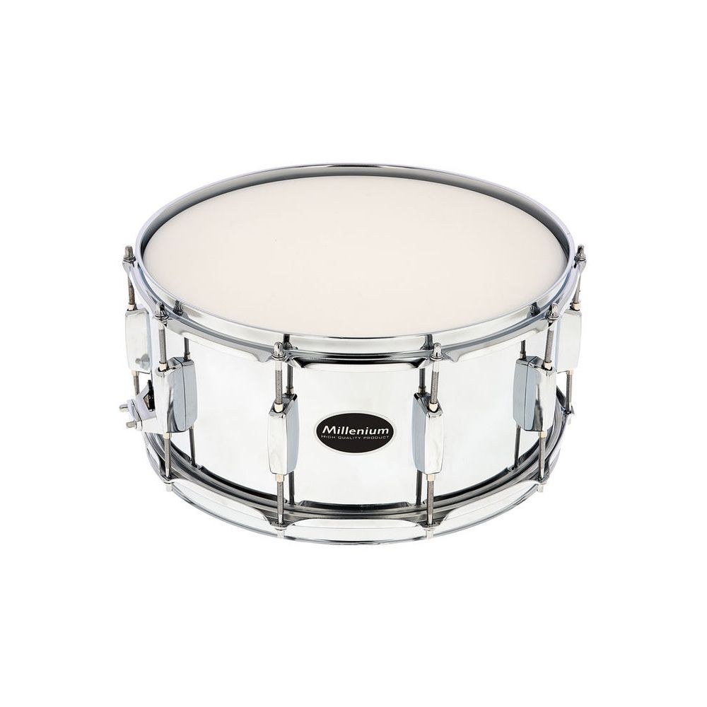 תוף סנר פלדה Millenium 14×6.5 אינץ׳ – צליל עוצמתי לרוק, חישוקי פלדה 1.6 מ״מ, 10 ברגים (יבוא בלעדי) 1 תוף סנר פלדה Millenium 14×6.5 אינץ׳ – צליל עוצמתי לרוק, חישוקי פלדה 1.6 מ״מ, 10 ברגים