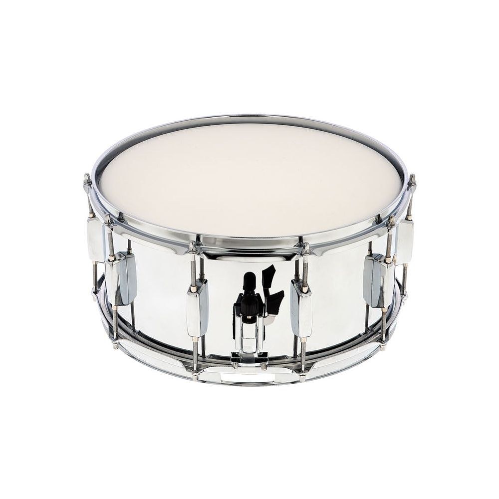 תוף סנר פלדה Millenium 14×6.5 אינץ׳ – צליל עוצמתי לרוק, חישוקי פלדה 1.6 מ״מ, 10 ברגים (יבוא בלעדי) 4 סנר הפלדה העמוק – תוף סנר, תמונה 4