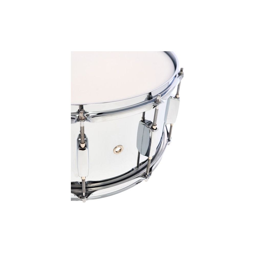 תוף סנר פלדה Millenium 14×6.5 אינץ׳ – צליל עוצמתי לרוק, חישוקי פלדה 1.6 מ״מ, 10 ברגים (יבוא בלעדי) 7 סנר הפלדה העמוק – תוף סנר, תמונה 7