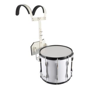 תוף סנר מצעד 14 אינץ׳ Koala Drums YWMD-28 – לבן, כולל מנשא ומפתח כיוון