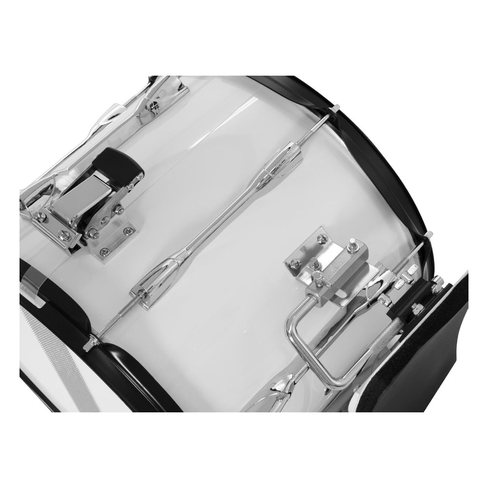 תוף סנר מצעד 14 אינץ׳ Koala Drums YWMD-28 – לבן, כולל מנשא ומפתח כיוון 2 תוף סנר מצעד 14 אינץ׳ Koala Drums YWMD-28 לבן עם מתלה נשיאה – תמונה 2