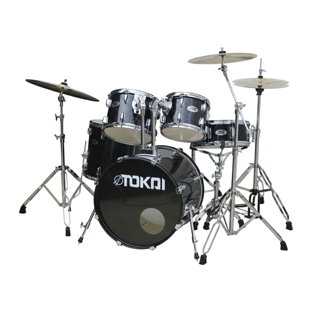 מערכת תופים 5 חלקים מעץ בירץ׳ עם חומרה – Sparkle Black – Tokai EXP Studio SBK 1 מערכת תופים 5 חלקים מעץ בירץ׳ עם חומרה – Sparkle Black – Tokai EXP Studio SBK