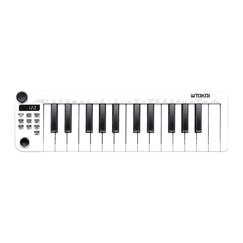 מקלדת שליטה MIDI 25 קלידים עם ארפג׳יאטור וג׳ויסטיק – Tokai MIDI-1 3 מקלדת שליטה MIDI 25 קלידים עם ארפג׳יאטור וג׳ויסטיק – Tokai MIDI-1 – תמונה 2