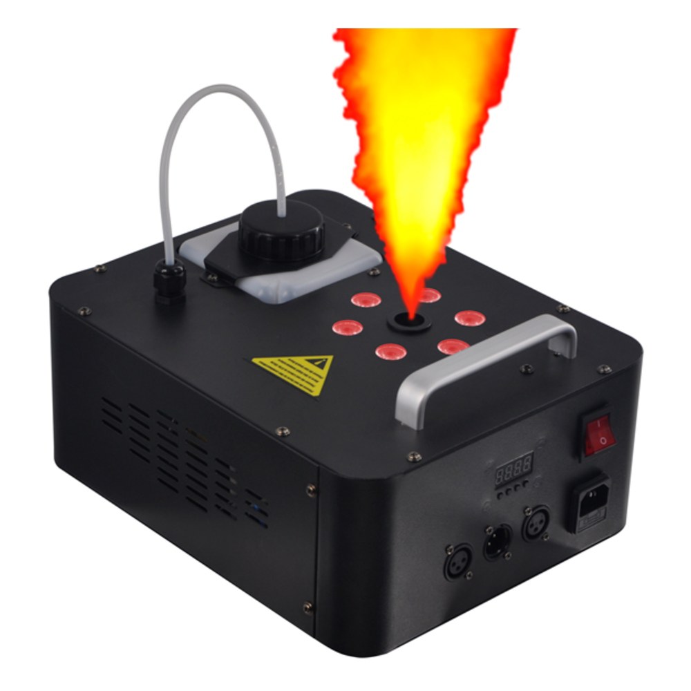 תותח עשן 900W Shadow LAD174 – פליטה אנכית עם לדים RGB, DMX ושלט אלחוטי 2 תותח עשן Shadow LAD174 900W עם לדים RGB – תמונה 2