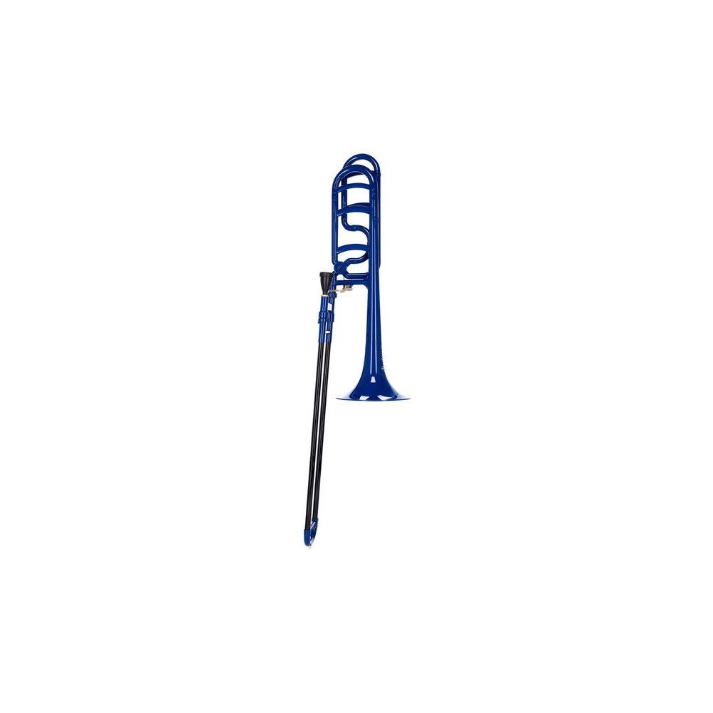 טרומבון Bb/F מפלסטיק Startone עם רוטור F – קל במיוחד 860 גרם, כולל פייה ותיק, כחול (יבוא בלעדי) 3 טרומבון הפלסטיק הכחול – טרומבון מפלסטיק, תמונה 3