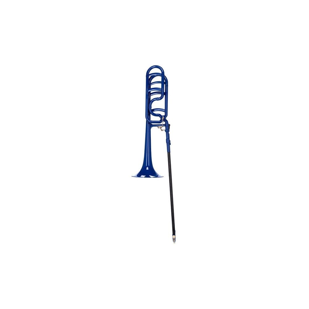 טרומבון Bb/F מפלסטיק Startone עם רוטור F – קל במיוחד 860 גרם, כולל פייה ותיק, כחול (יבוא בלעדי) 5 טרומבון הפלסטיק הכחול – טרומבון מפלסטיק, תמונה 5