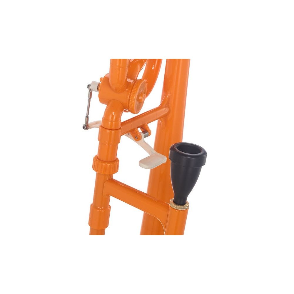 טרומבון Bb/F מפלסטיק Startone עם רוטור F – קל במיוחד 860 גרם, כולל פייה ותיק, כתום (יבוא בלעדי) 6 טרומבון הפלסטיק הכתום – טרומבון מפלסטיק, תמונה 6
