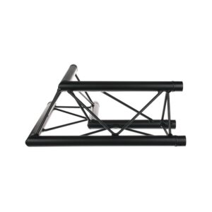 פינת טראס דקו משולש 90° אופקית Stageworx DT23B-C21 – 2 כיוונים, שחור, כולל מחברים