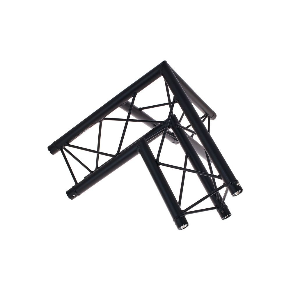 פינת טראס דקו משולש 90° Stageworx DT23B-C34 – חוד כלפי מטה, צד שמאל, שחור, כולל מחברים 3 פינת הדקו DT23B-C34 – חלק לטראס דקו, תמונה 3