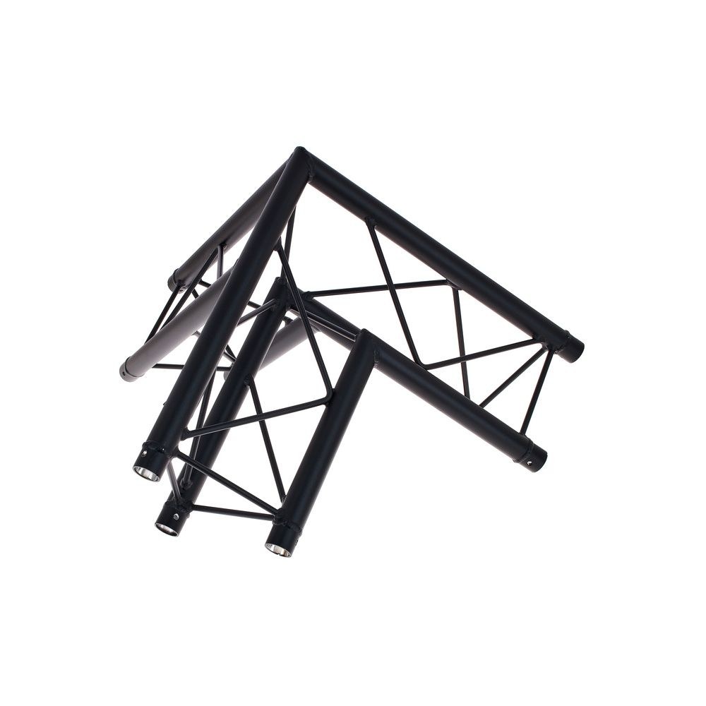 פינת טראס דקו משולש 90° Stageworx DT23B-C34 – חוד כלפי מטה, צד שמאל, שחור, כולל מחברים 5 פינת הדקו DT23B-C34 – חלק לטראס דקו, תמונה 5