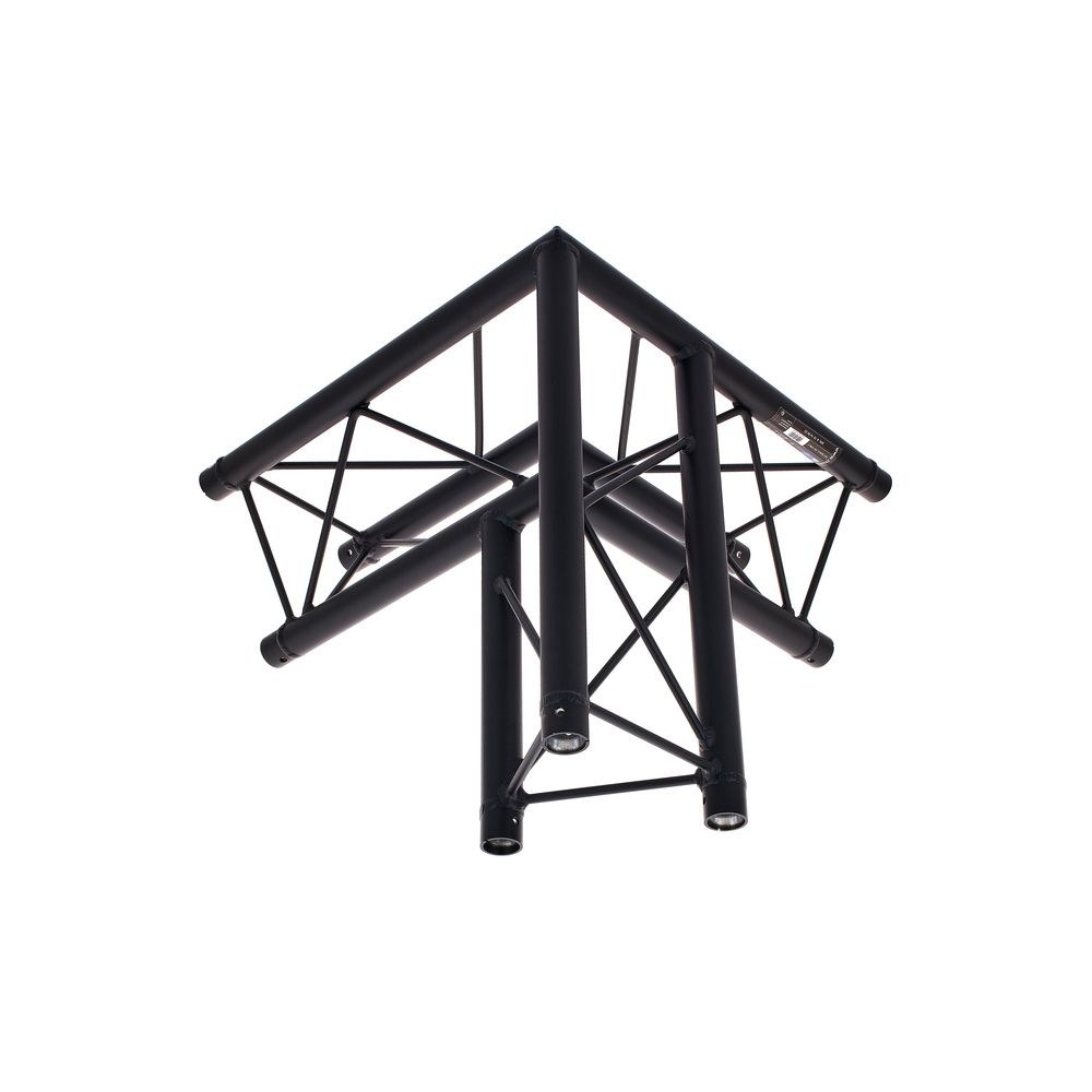 פינת טראס דקו משולש 90° Stageworx DT23B-C34 – חוד כלפי מטה, צד שמאל, שחור, כולל מחברים 6 פינת הדקו DT23B-C34 – חלק לטראס דקו, תמונה 6