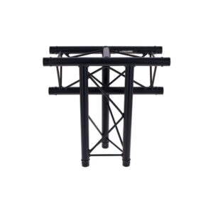 חלק T לטראס דקו משולש Stageworx DT23B-T35 – 3 כיוונים, חוד כלפי מטה, שחור, כולל מחברים