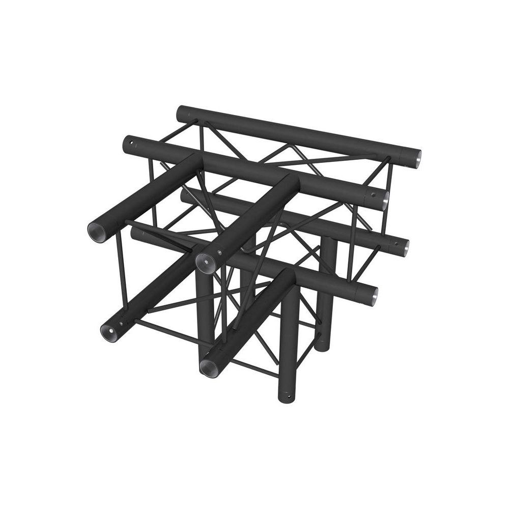 חלק T ארבע-כיווני לטראס דקו מרובע Stageworx DT24B-T40 – שחור, 50×50×50 ס״מ, כולל מחברים 1 חלק T ארבע-כיווני לטראס דקו מרובע Stageworx DT24B-T40 – שחור, 50×50×50 ס״מ, כולל מחברים