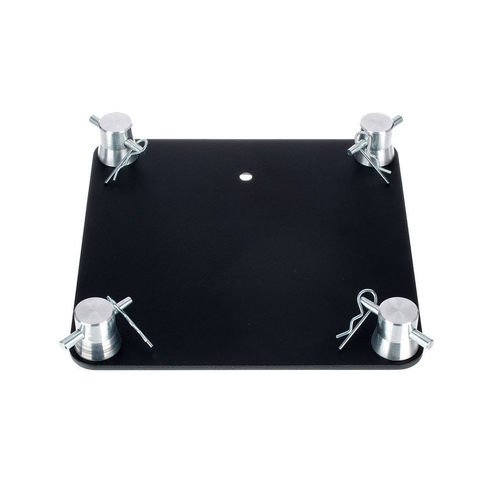 פלטת בסיס לטראס דקו Stageworx DT24B-BP – 22×22 ס״מ, אלומיניום שחור, לטראסי DT24 ו-DT23 2 פלטת הבסיס לטראס הדקו – פלטת בסיס לטראס, תמונה 2