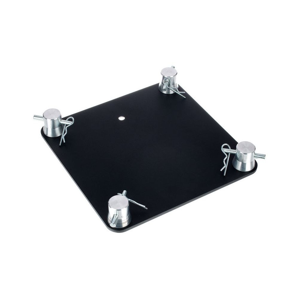 פלטת בסיס לטראס דקו Stageworx DT24B-BP – 22×22 ס״מ, אלומיניום שחור, לטראסי DT24 ו-DT23 3 פלטת הבסיס לטראס הדקו – פלטת בסיס לטראס, תמונה 3
