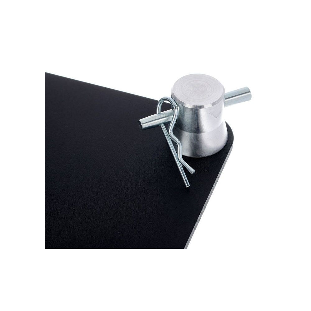 פלטת בסיס לטראס דקו Stageworx DT24B-BP – 22×22 ס״מ, אלומיניום שחור, לטראסי DT24 ו-DT23 4 פלטת הבסיס לטראס הדקו – פלטת בסיס לטראס, תמונה 4