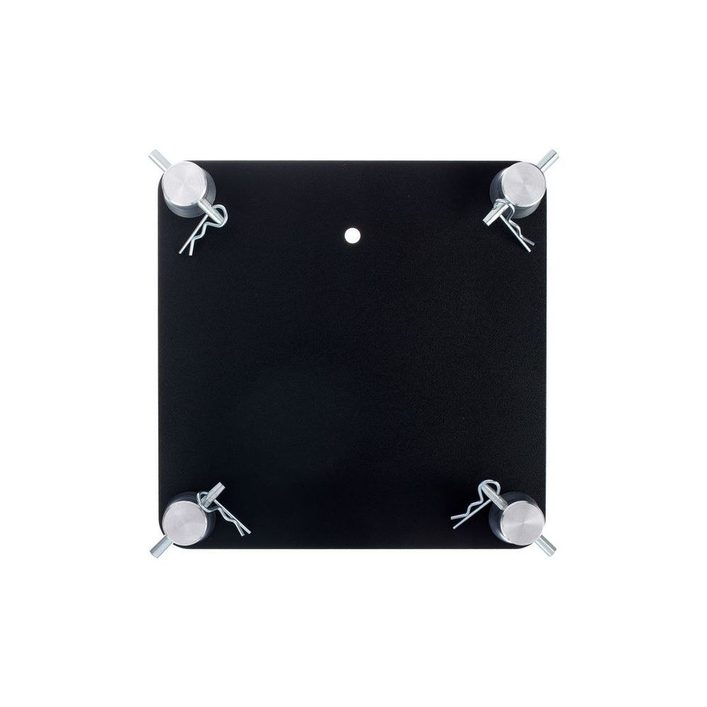 פלטת בסיס לטראס דקו Stageworx DT24B-BP – 22×22 ס״מ, אלומיניום שחור, לטראסי DT24 ו-DT23 5 פלטת הבסיס לטראס הדקו – פלטת בסיס לטראס, תמונה 5