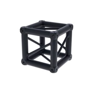 קוביית חיבור לטראס דקו מרובע Stageworx DT24B-Box – 22 ס״מ, עד 6 כיוונים, שחור