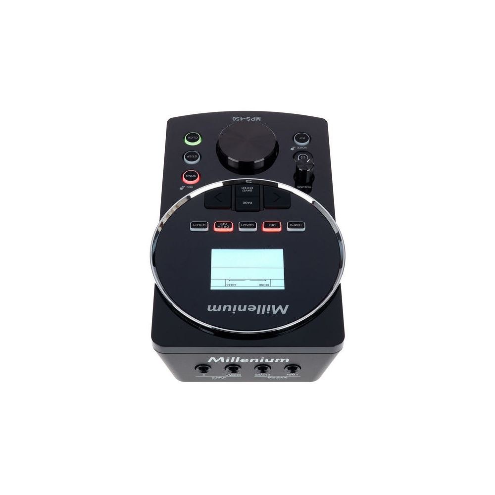 מודול תופים אלקטרוניים Millenium לערכת MPS-450 – 408 צלילים, 40 ערכות, USB MIDI, כולל ספק ופלטה (יבוא בלעדי) 4 מודול ה-MPS-450 – מודול תופים אלקטרוניים, תמונה 4