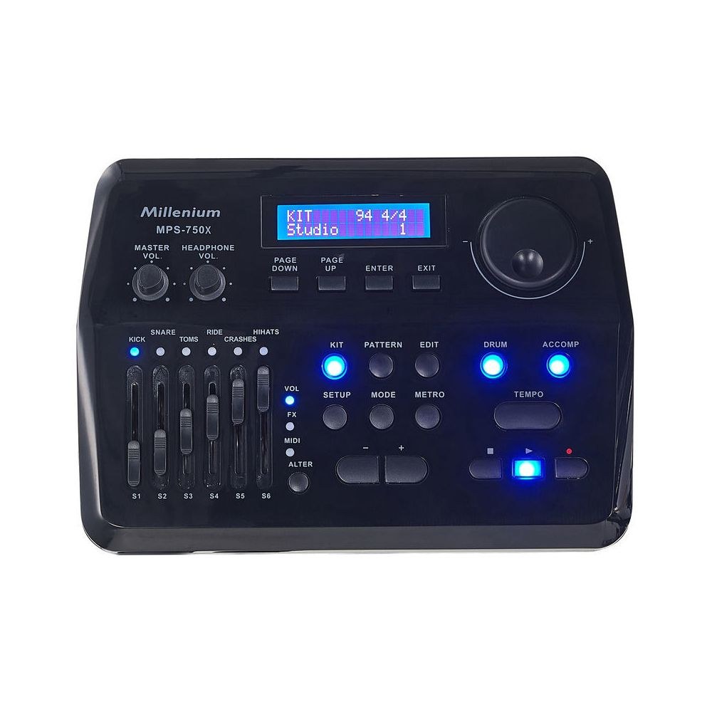 מודול תופים אלקטרוניים Millenium לערכת MPS-750X – 697 צלילים, 40 ערכות, בלוטות׳ ו-USB (יבוא בלעדי) 2 מודול ה-MPS-750X – מודול תופים אלקטרוניים, תמונה 2