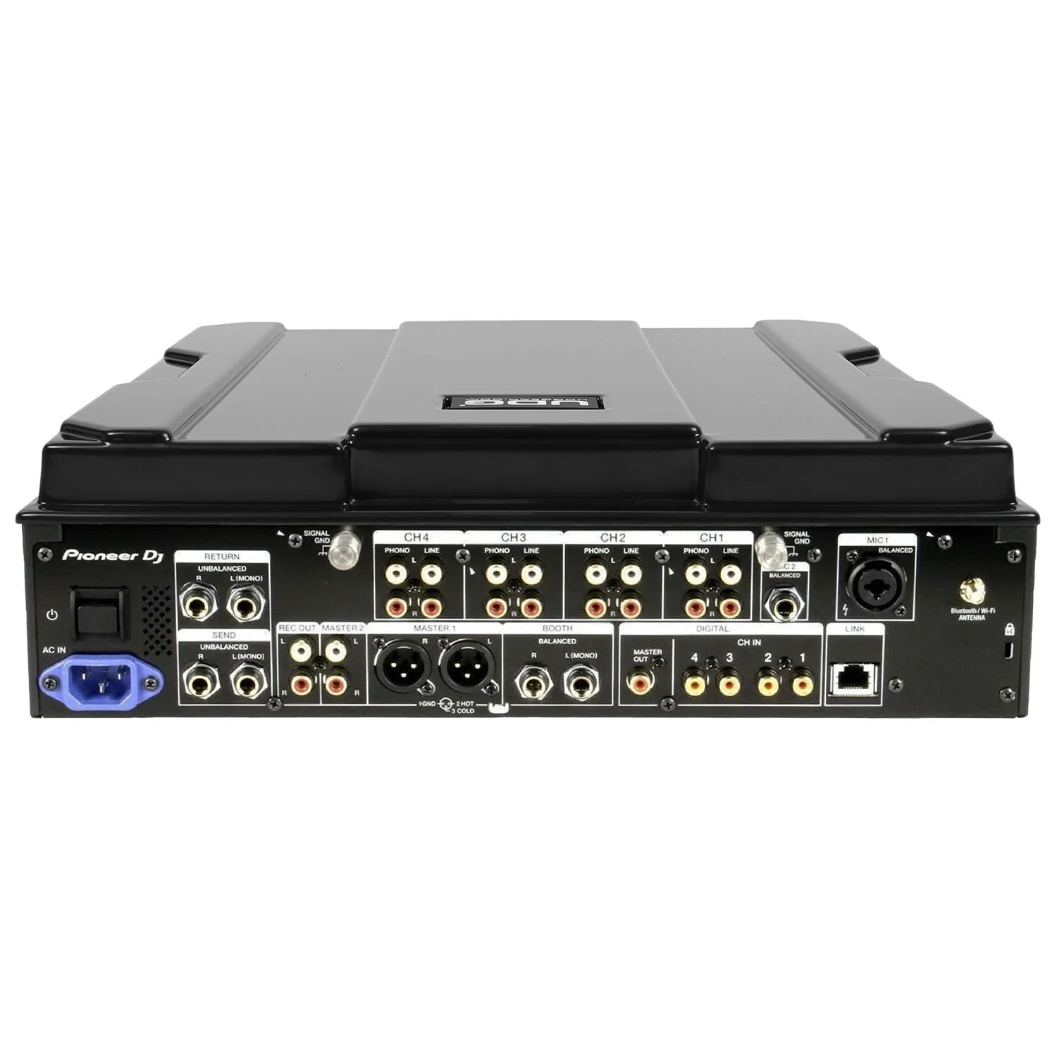 כיסוי מגן UDG ל-DJM-A9 – ABS שחור מבריק, הגנה מאבק, נוזלים ומכות 5 כיסוי מגן למיקסר DJ UDG Ultimate Pioneer DJ DJM-A9 Equipment Cover Black – תמונה 5