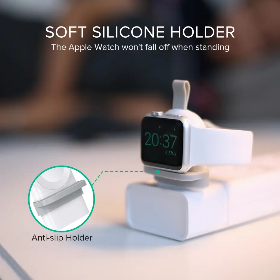 מטען מגנטי נייד ל-Apple Watch UGREEN CD144 – מאושר MFi, גוף קומפקטי והגנה מחימום וטעינת יתר 7 UGREEN CD144 מטען מגנטי ל-Apple Watch 7