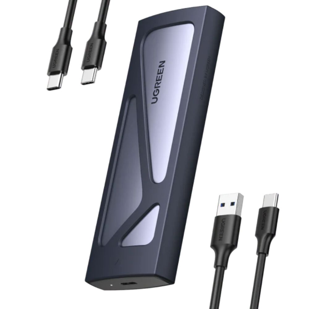מארז חיצוני ל-SSD M.2 NVMe UGREEN CM578 – חיבור USB-C עד 10Gbps, מעטפת אלומיניום והתקנה ללא כלים 1 UGREEN CM578 מארז SSD M.2 NVMe