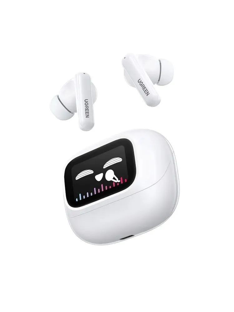 אוזניות TWS אלחוטיות UGREEN HiTune T6 עם ANC עד 52dB – מארז חכם עם מסך מגע, LDAC ועמידות IPX5 3 UGREEN HiTune T6 אוזניות TWS עם מארז מסך מגע 3