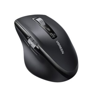 עכבר אלחוטי UGREEN M751 – Bluetooth 5.4 ו-2.4GHz, גלילה מהירה ו-5 רמות DPI