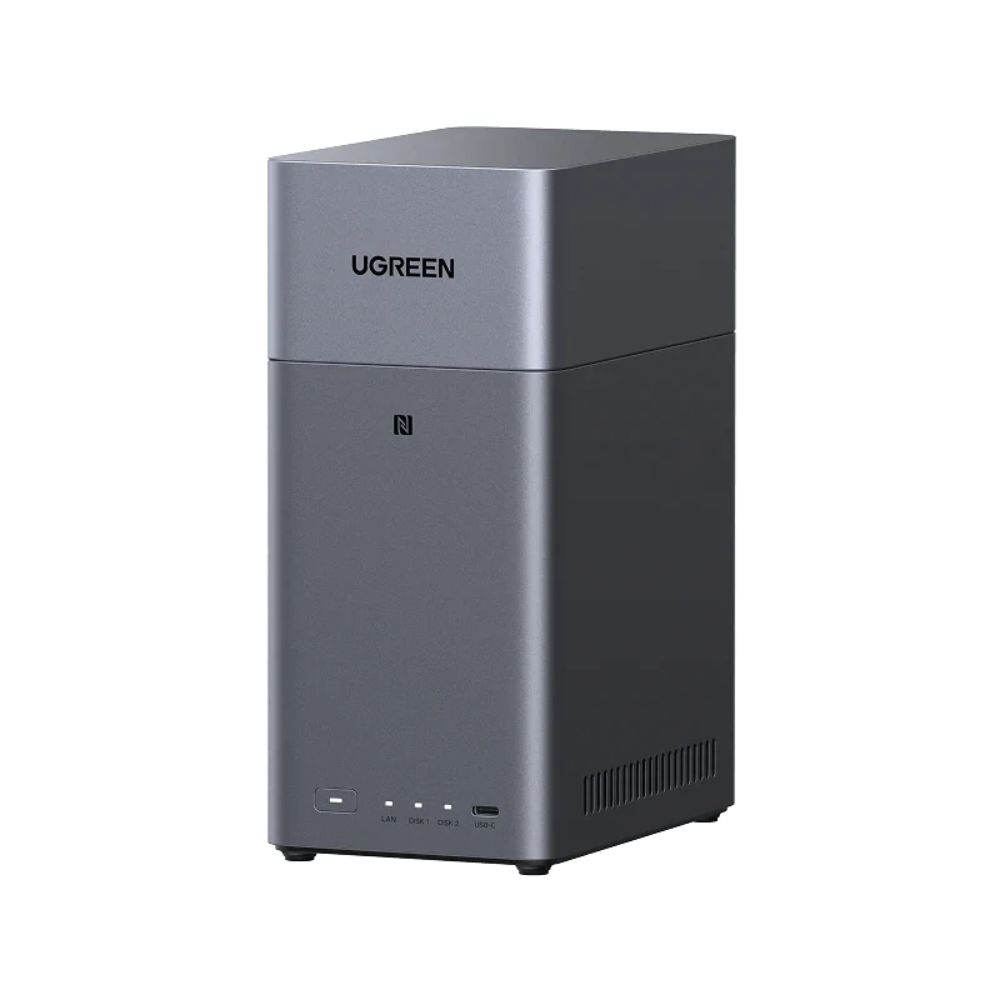 שרת אחסון NAS ביתי עם 2 תושבות UGREEN NASync DH2300 – עד 64TB, אלבום AI ויציאת HDMI 4K 1 UGREEN NASync DH2300 שרת NAS ביתי