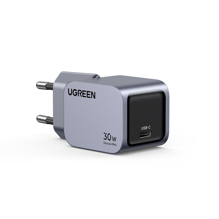 מטען קיר UGREEN Nexode Pro 30W X703 בטכנולוגיית GaN – יציאת USB-C עם PD3.0, PPS ו-QC4+ 1 UGREEN Nexode Pro 30W מטען קיר GaN