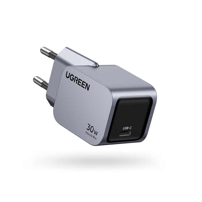 מטען קיר UGREEN Nexode Pro 30W X703 בטכנולוגיית GaN – יציאת USB-C עם PD3.0, PPS ו-QC4+ 3 UGREEN Nexode Pro 30W מטען קיר GaN 3