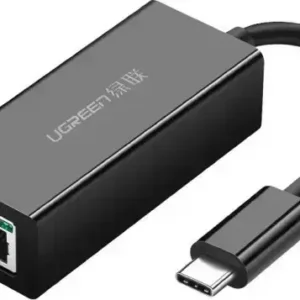 מתאם רשת UGREEN US236 מ-USB-C ל-Ethernet RJ45 – מהירות Gigabit עד 1000Mbps, התקנה קלה