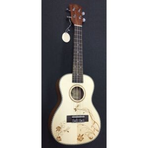 יוקללה טנור 26 אינץ׳ Romeo Excellence UK-2770 עם עיטורי פרחים