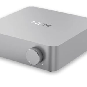 מגבר סטריאו WiiM Vibelink Amp – 100W לערוץ, DAC ESS וכניסות דיגיטליות