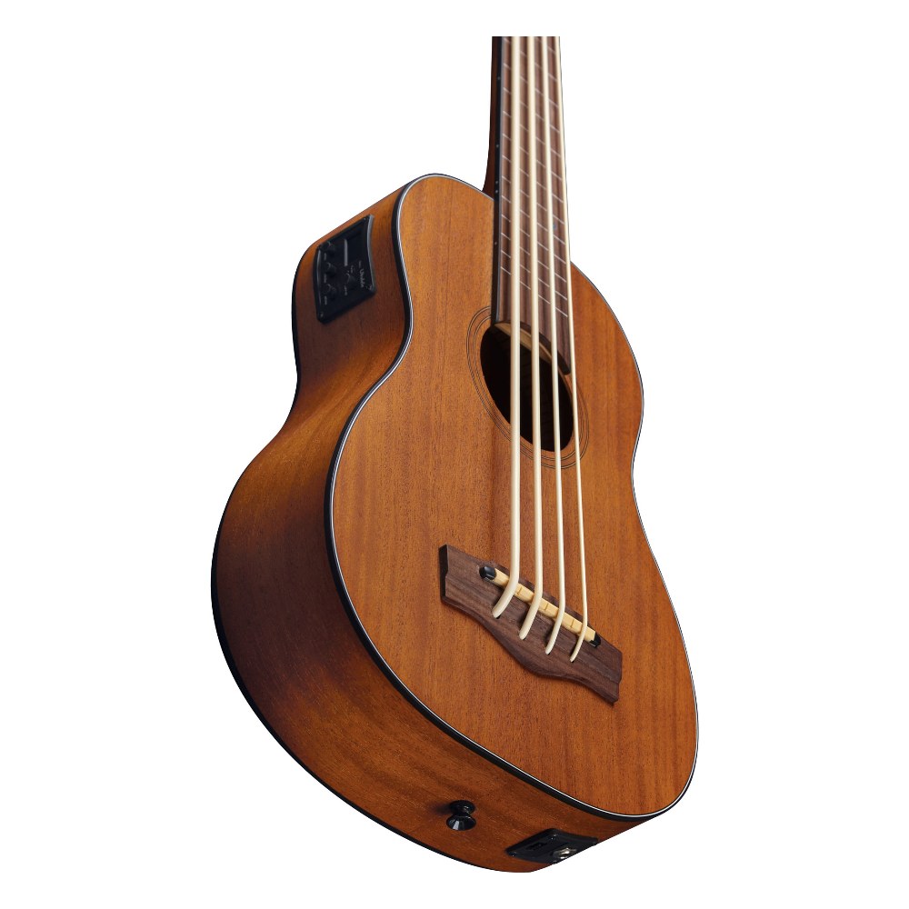 יוקלילי בס מוגבר EKO Uku Duo Ukubass EQ Natural – סקאלה 510 מ״מ עם תיק מרופד 3 יוקלילי בס מוגבר EKO Uku Duo Ukubass EQ בגימור Satin טבעי – תמונה 3
