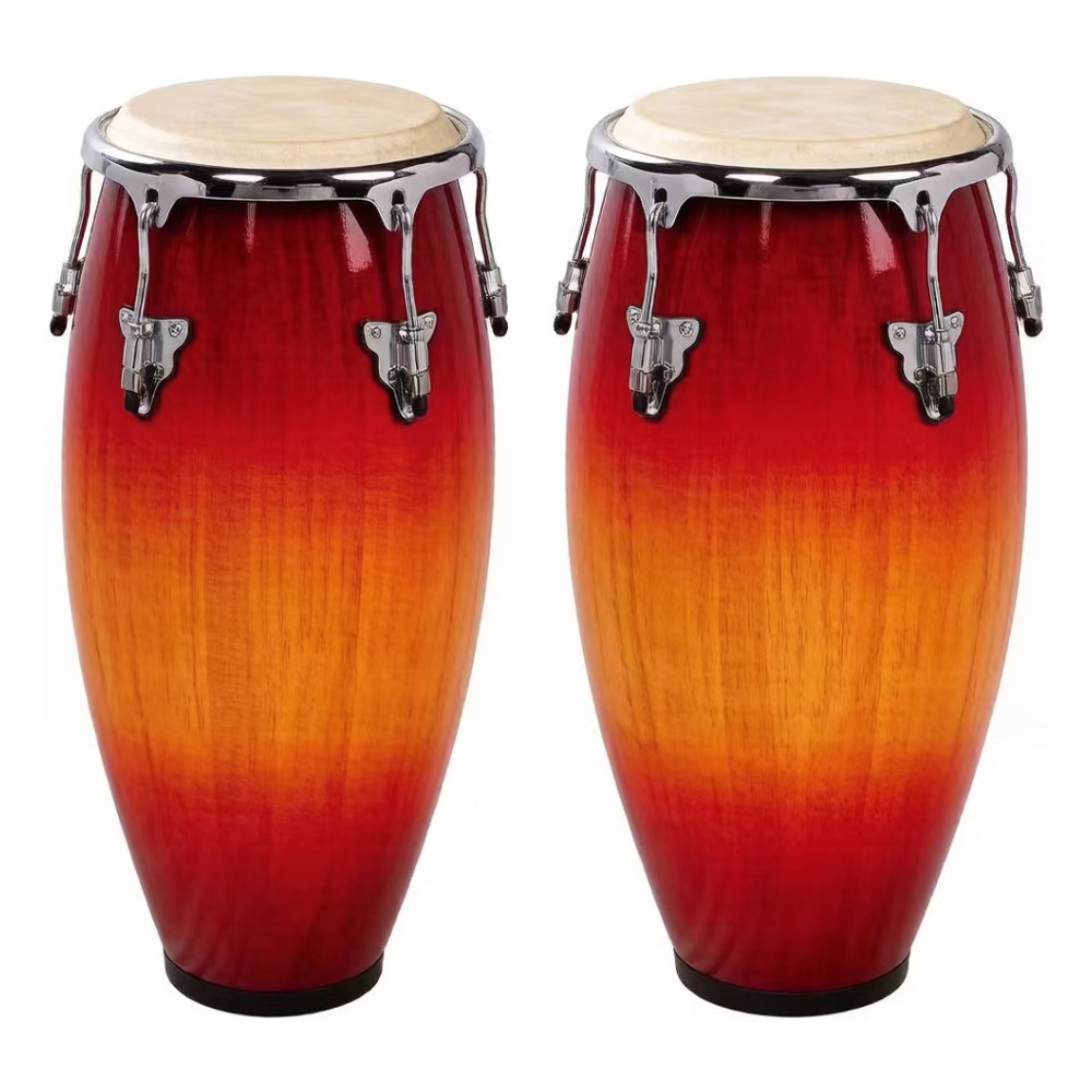 זוג קונגס 10+11 אינץ׳ Koala Drums YWCG-1228RB – אדום Red Burst כולל מעמדים 1 זוג קונגס 10+11 אינץ׳ Koala Drums YWCG-1228RB אדום Red Burst עם מעמדים