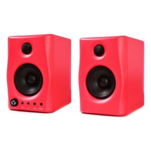 זוג מוניטורים Monkey Banana Gibbon AIR BT אדום – Bluetooth, כניסת AUX ו-EQ מובנה