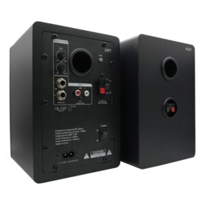זוג מוניטורים אולפניים Polman A5 – 4.5 אינץ׳, 50W עם Bluetooth ו-EQ לחדר
