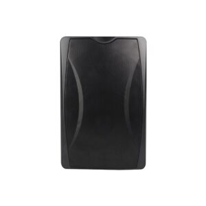 זוג רמקולים מוגברים להתקנה Polman PLM6606B שחור – מגבר 40W לרמקול ומיקרופון