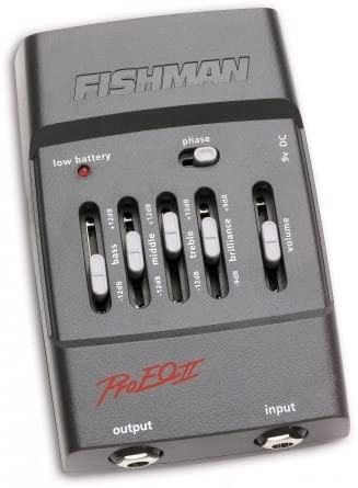 פראמפ אקולייזר לגיטרה Fishman Pro-EQII 1 פראמפ אקולייזר לגיטרה Fishman Pro EQII